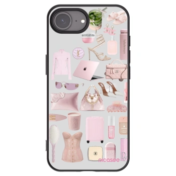 Picasee silikónový čierny obal pre Apple iPhone 16e - Glam Babe