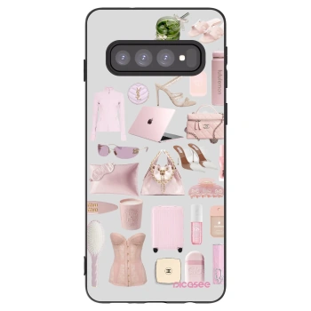 Picasee silikónový čierny obal pre Samsung Galaxy S10 G973 - Glam Babe