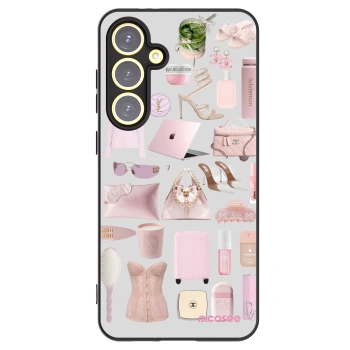 Picasee silikónový čierny obal pre Samsung Galaxy S24 FE S721B - Glam Babe