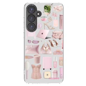 Picasee silikónový prehľadný obal pre Samsung Galaxy S24 FE S721B - Glam Babe