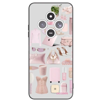 Picasee silikónový čierny obal pre Xiaomi Redmi 14C - Glam Babe