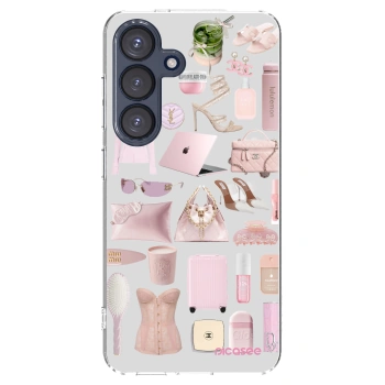 Picasee silikónový prehľadný obal pre Samsung Galaxy S25 5G - Glam Babe