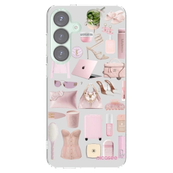 Picasee silikónový prehľadný obal pre Samsung Galaxy S25+ 5G - Glam Babe