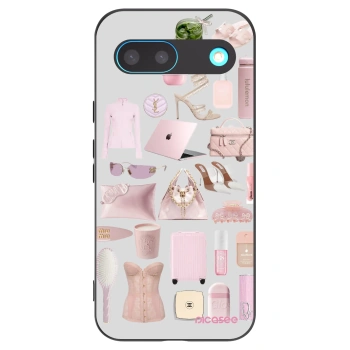 Picasee silikónový čierny obal pre Google Pixel 8 - Glam Babe