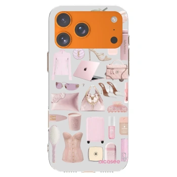 Picasee silikónový prehľadný obal pre Apple iPhone 17 Pro Max - Glam Babe