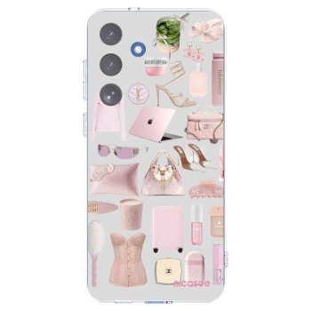 Picasee silikónový prehľadný obal pre Samsung Galaxy S25 FE 5G - Glam Babe