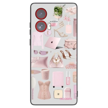 Picasee silikónový čierny obal pre Motorola Edge 50 Fusion - Glam Babe