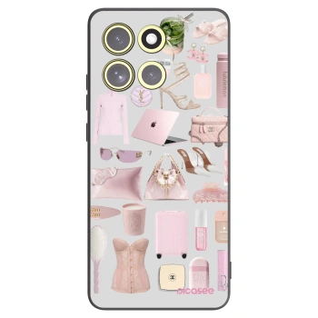 Picasee silikónový čierny obal pre Motorola Moto G86 Power 5G - Glam Babe