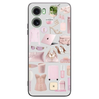 Picasee silikónový čierny obal pre Motorola Moto G06 - Glam Babe