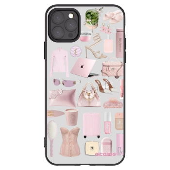 Picasee silikónový čierny obal pre Apple iPhone 11 Pro Max - Glam Babe