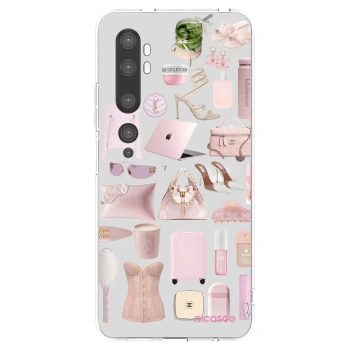 Picasee silikónový prehľadný obal pre Xiaomi Mi Note 10 (Pro) - Glam Babe