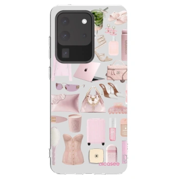 Picasee silikónový prehľadný obal pre Samsung Galaxy S20 Ultra 5G G988F - Glam Babe