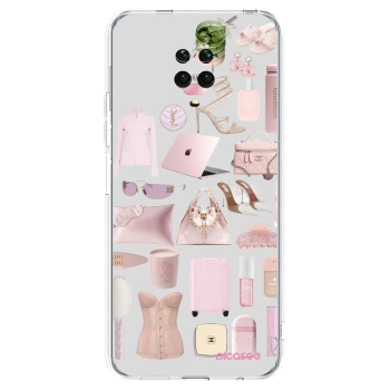 Picasee silikónový prehľadný obal pre Xiaomi Redmi Note 9 Pro - Glam Babe