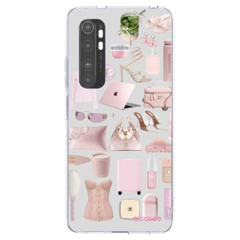 Picasee silikónový prehľadný obal pre Xiaomi Mi Note 10 Lite - Glam Babe