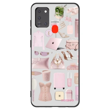 Picasee silikónový čierny obal pre Samsung Galaxy A21s - Glam Babe