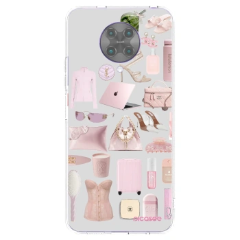 Picasee silikónový prehľadný obal pre Xiaomi Poco F2 Pro - Glam Babe