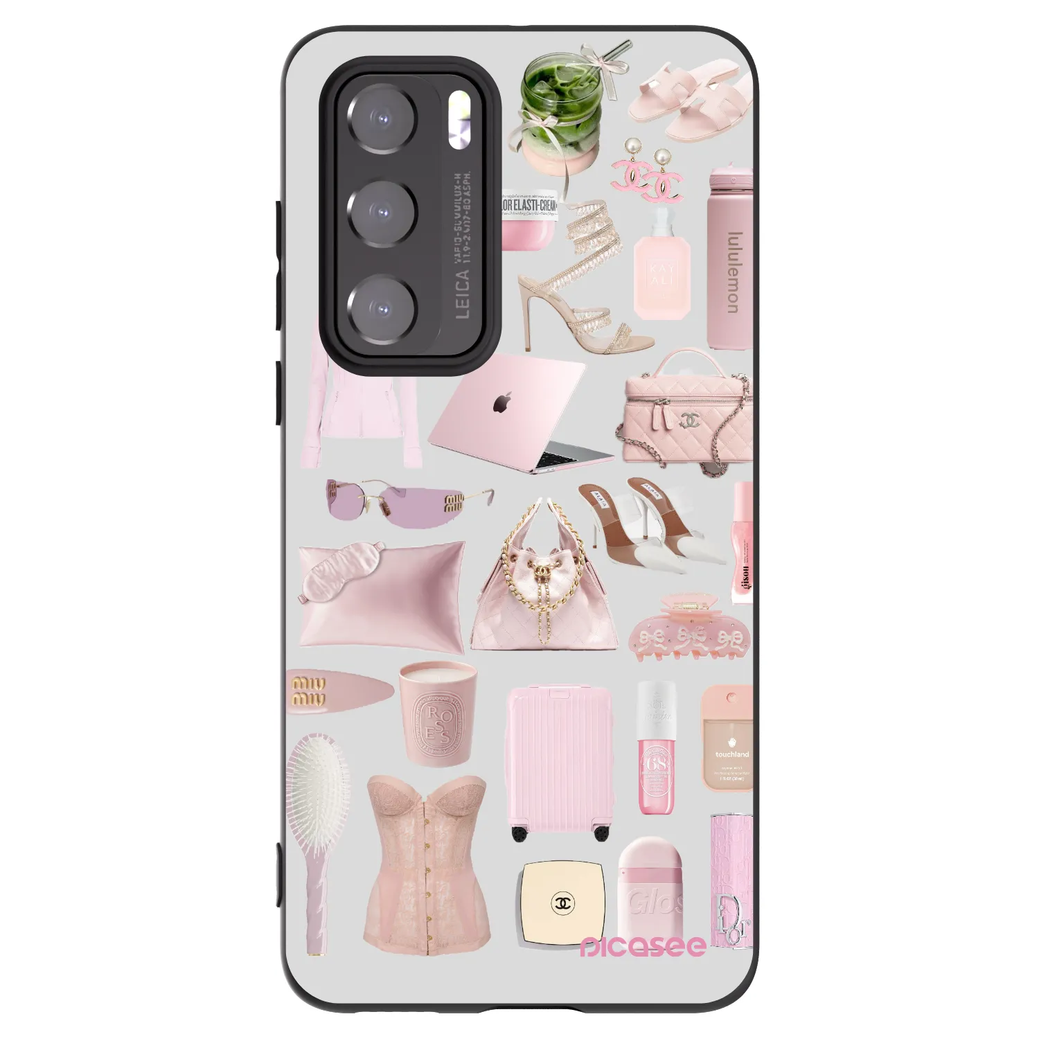 Picasee silikónový čierny obal pre Huawei P40 - Glam Babe