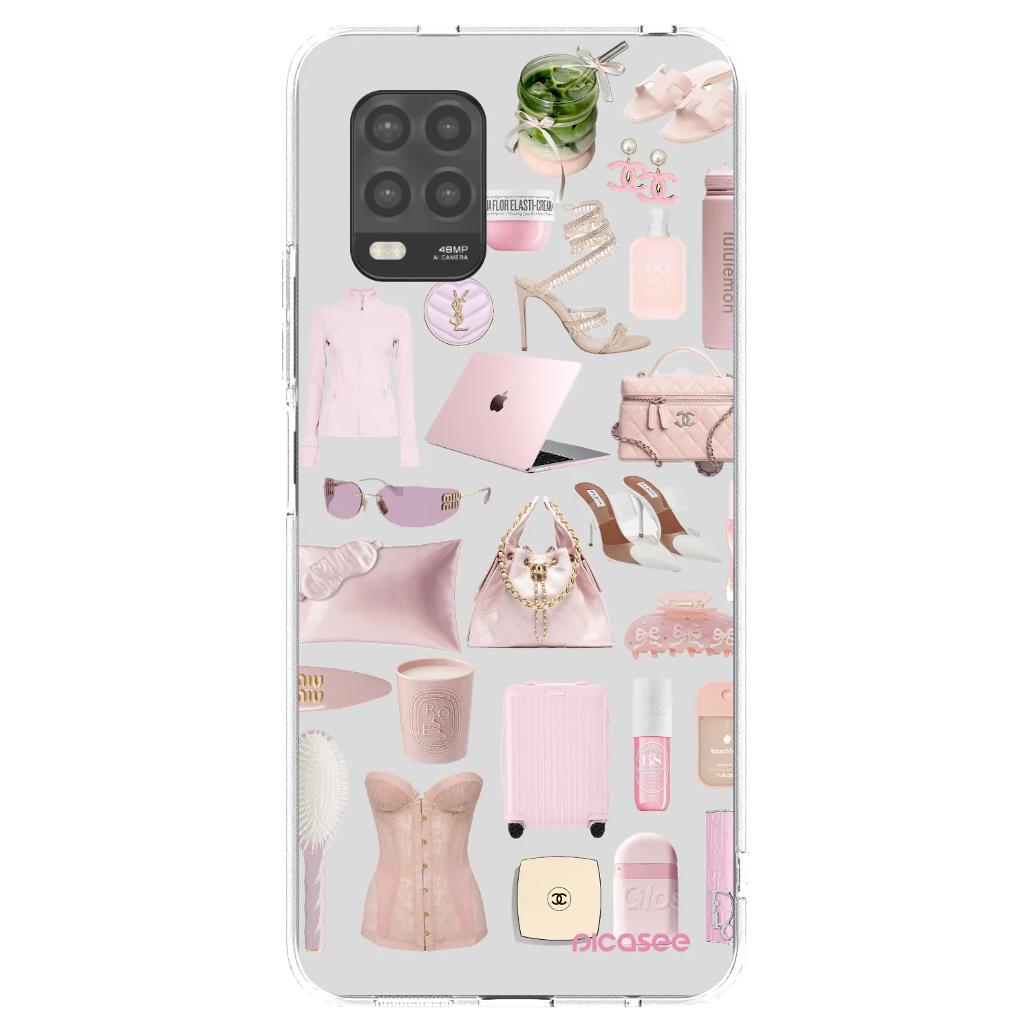 Silikónový prehľadný obal pre Xiaomi Mi 10 Lite - Glam Babe