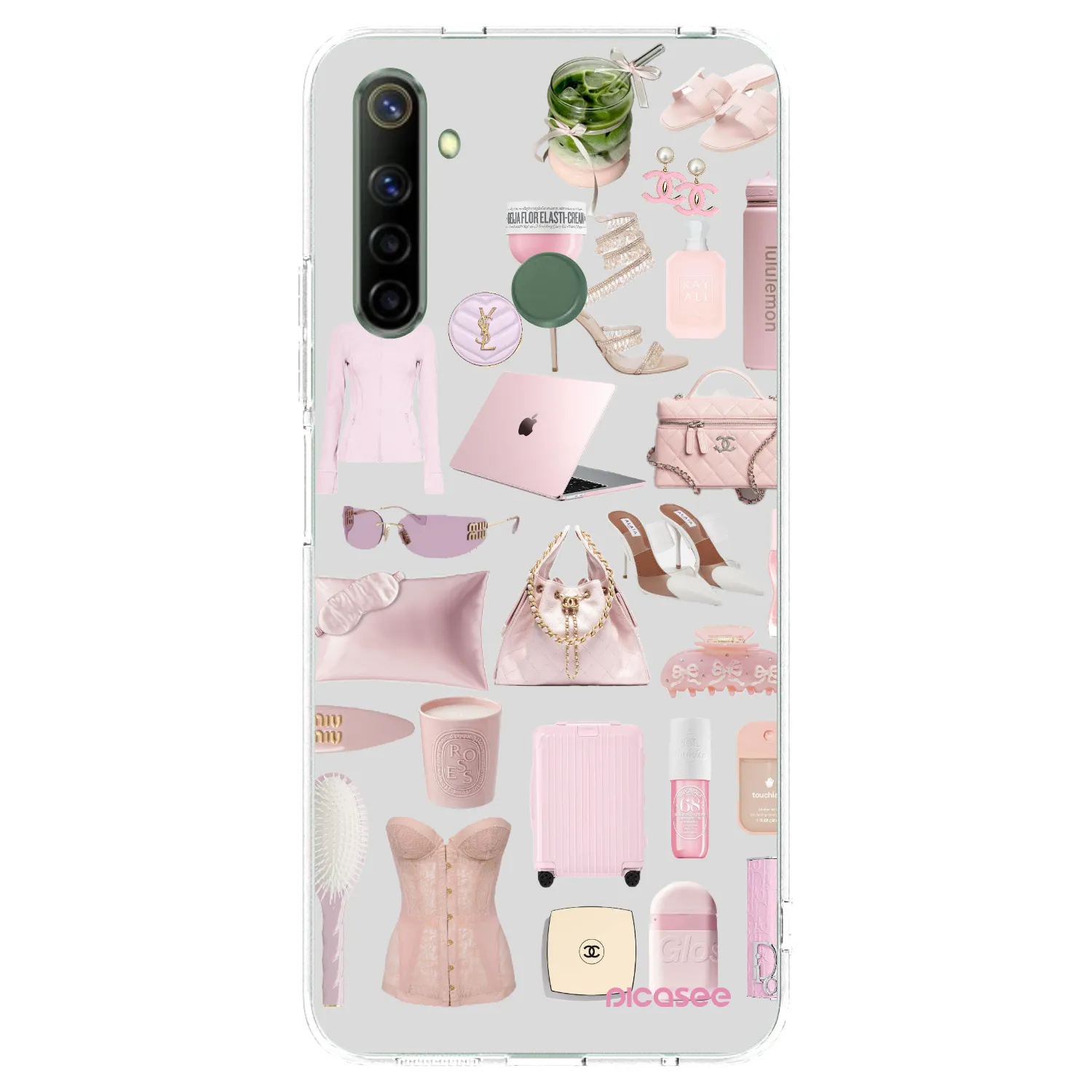Picasee silikónový prehľadný obal pre Realme 6i - Glam Babe