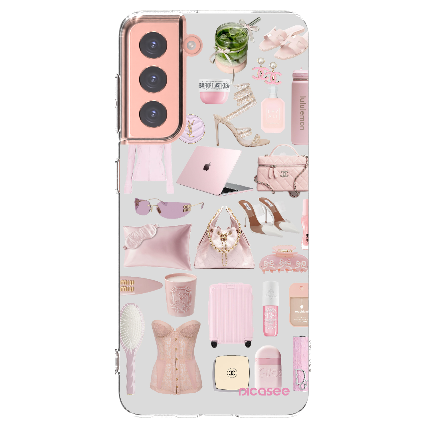 Silikónový prehľadný obal pre Samsung Galaxy S21 5G G991B - Glam Babe