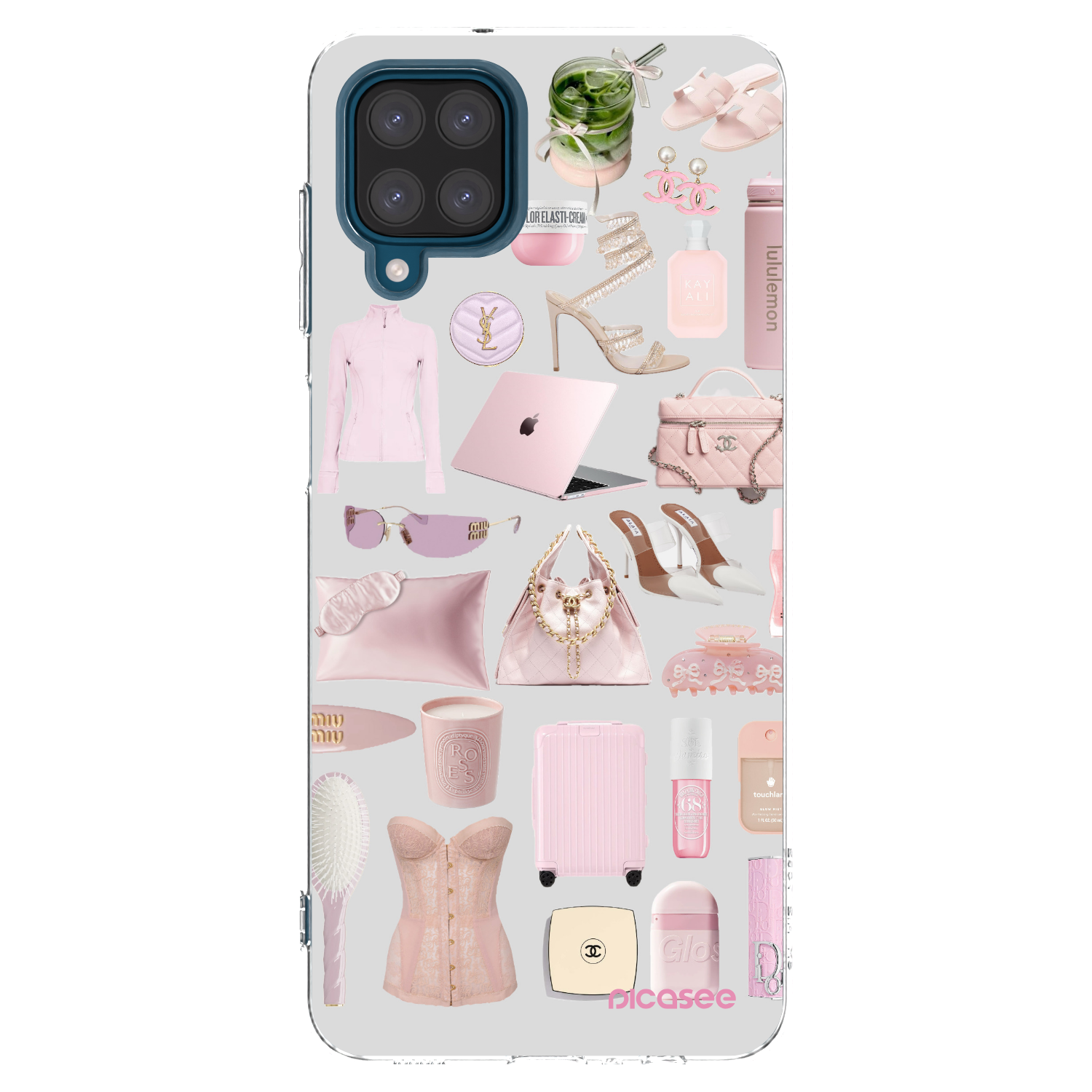 Picasee silikónový prehľadný obal pre Samsung Galaxy A12 A125F - Glam Babe