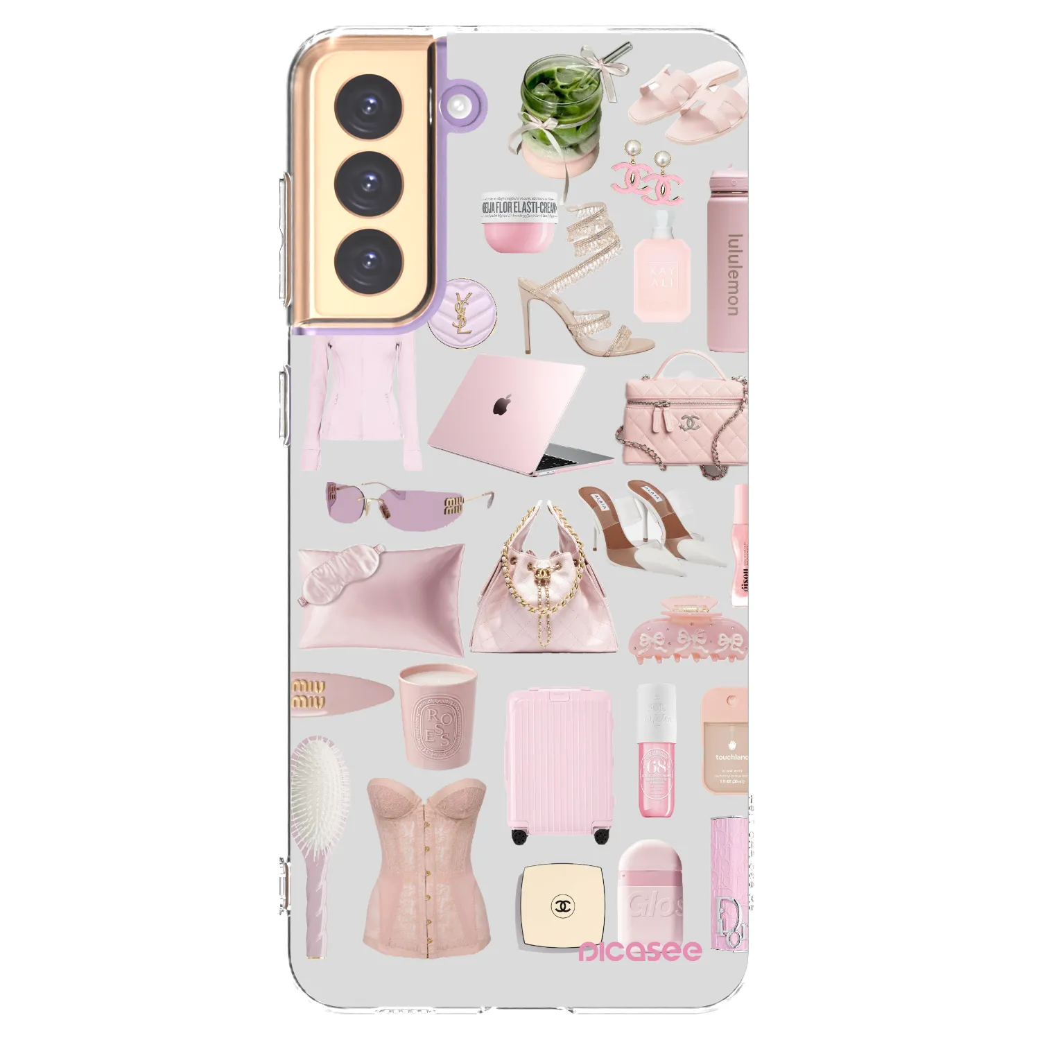 Picasee silikónový prehľadný obal pre Samsung Galaxy S21+ 5G G996F - Glam Babe