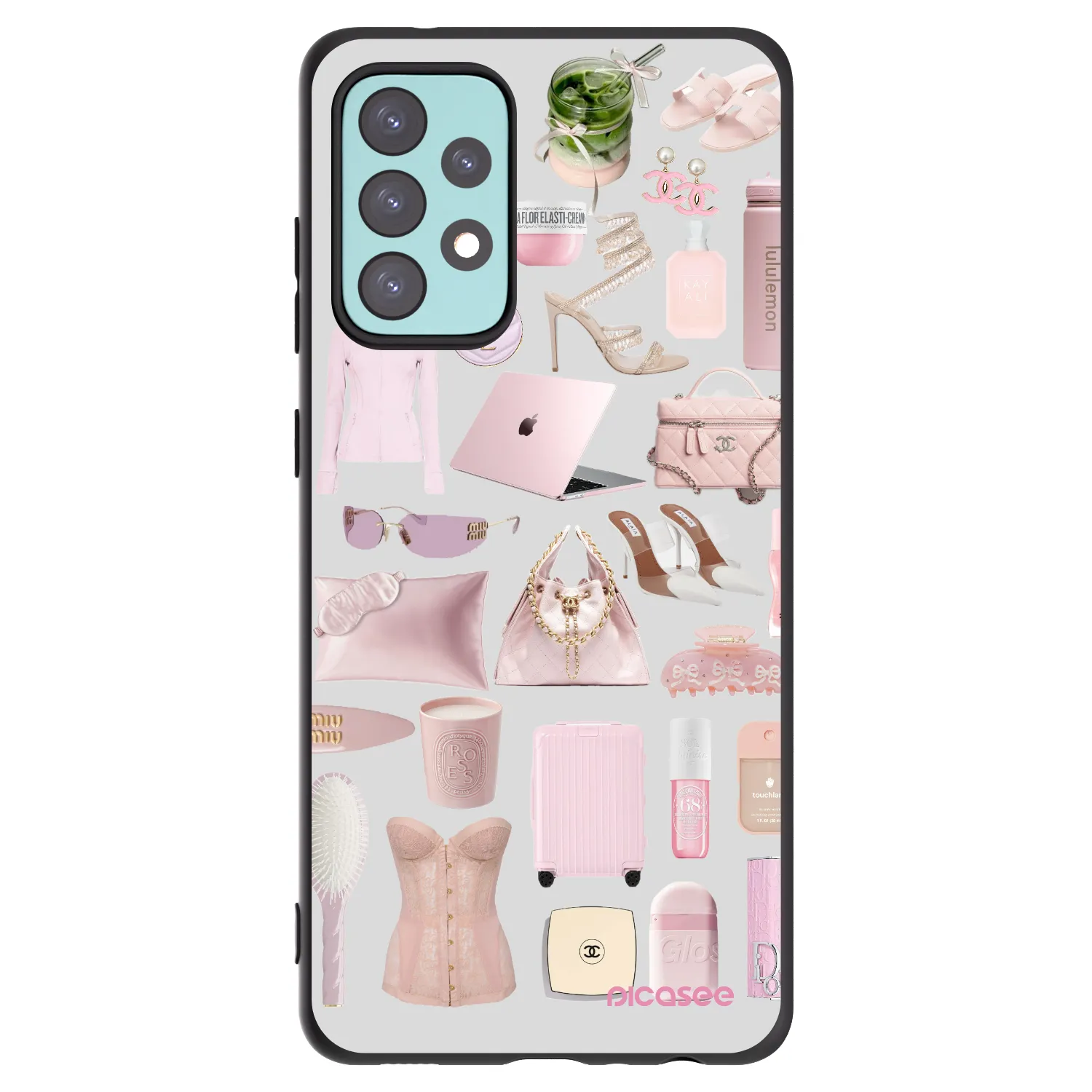 Picasee silikónový čierny obal pre Samsung Galaxy A72 A725F - Glam Babe