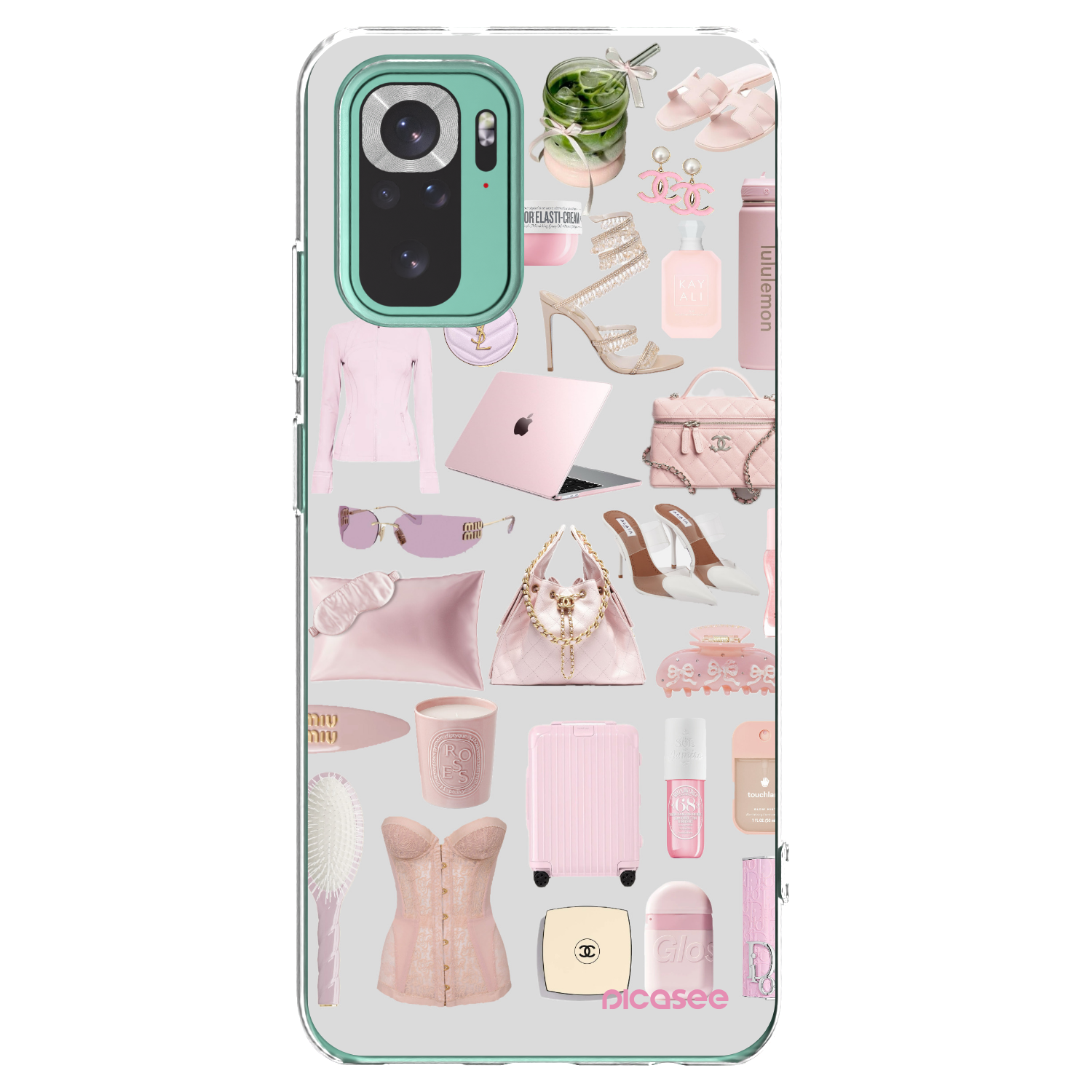 Picasee silikónový prehľadný obal pre Xiaomi Redmi Note 10 Pro - Glam Babe