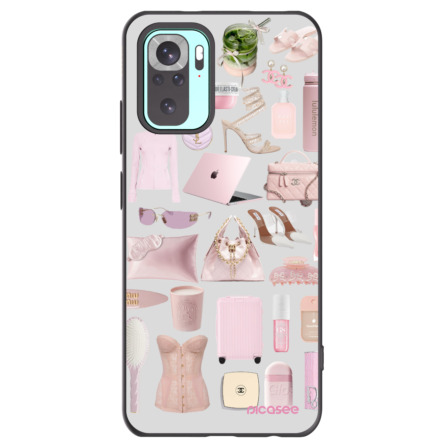 Picasee silikónový čierny obal pre Xiaomi Redmi Note 10 Pro - Glam Babe
