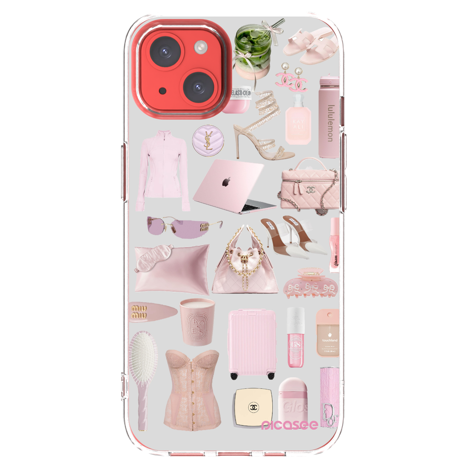 Silikónový prehľadný obal pre Apple iPhone 13 - Glam Babe
