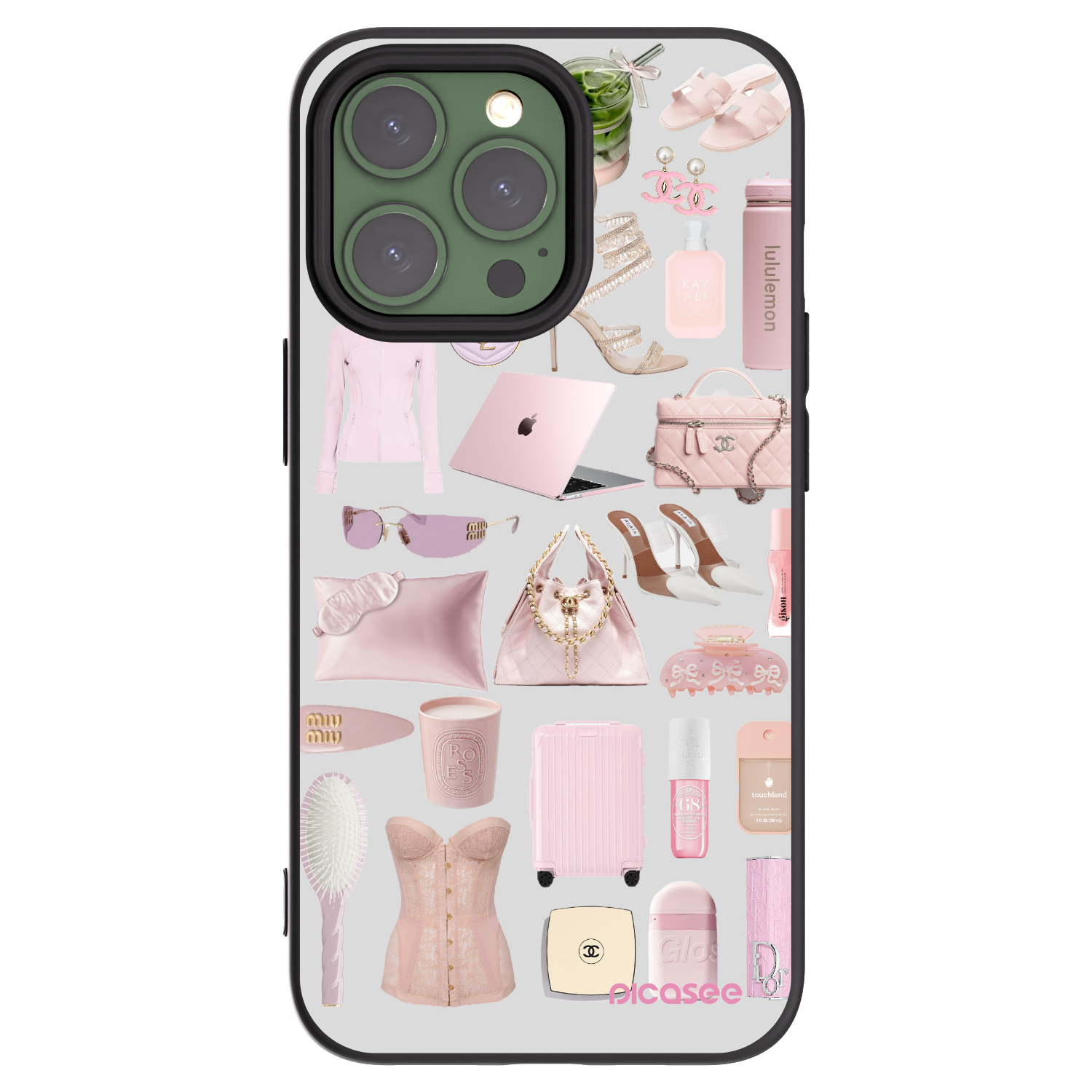 Picasee silikónový čierny obal pre Apple iPhone 13 Pro - Glam Babe