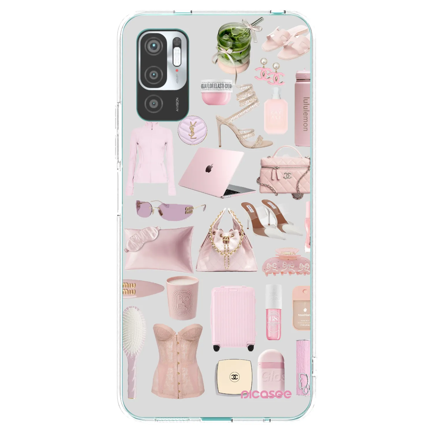Picasee silikónový prehľadný obal pre Xiaomi Redmi Note 10 5G - Glam Babe