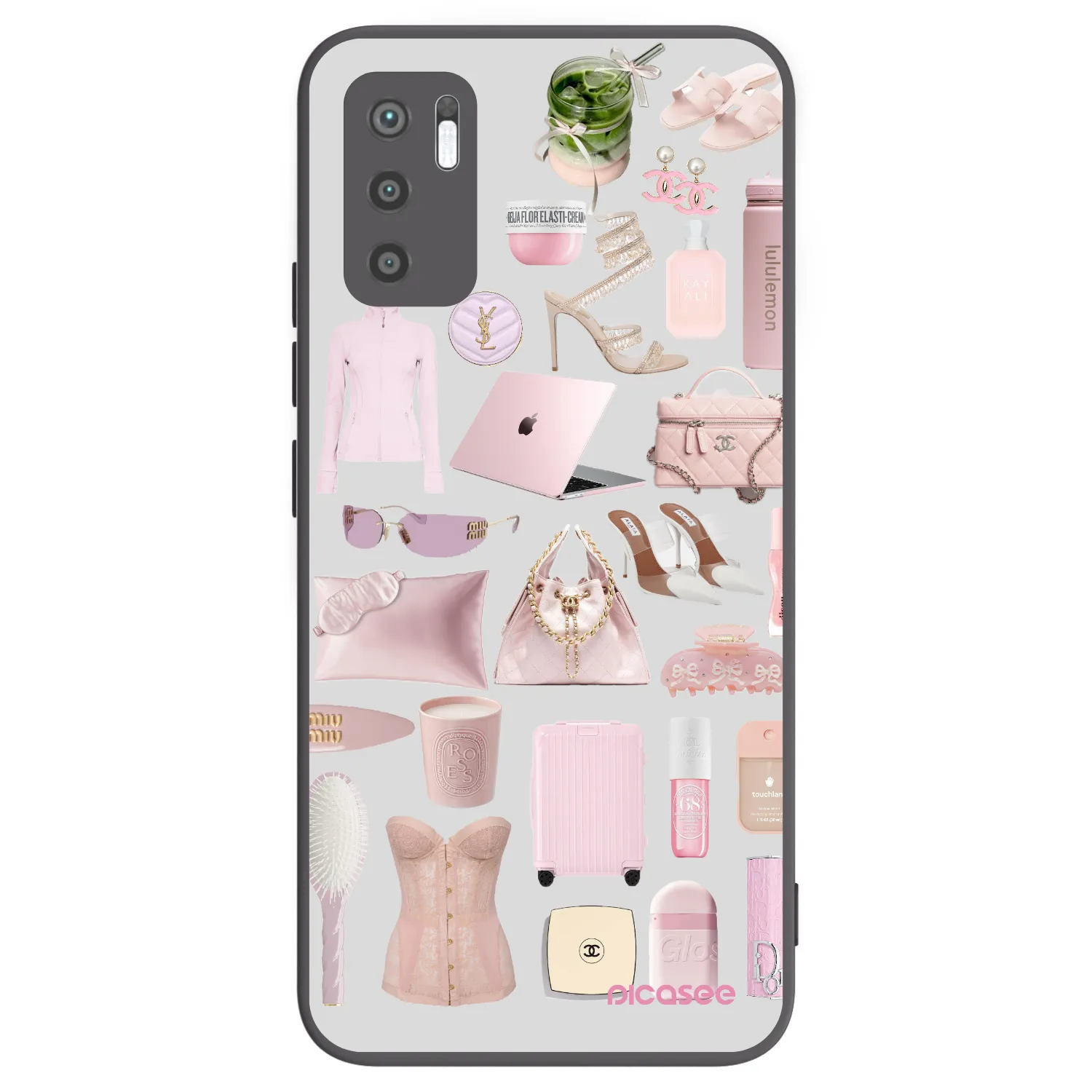 Picasee silikónový čierny obal pre Xiaomi Redmi Note 10 5G - Glam Babe