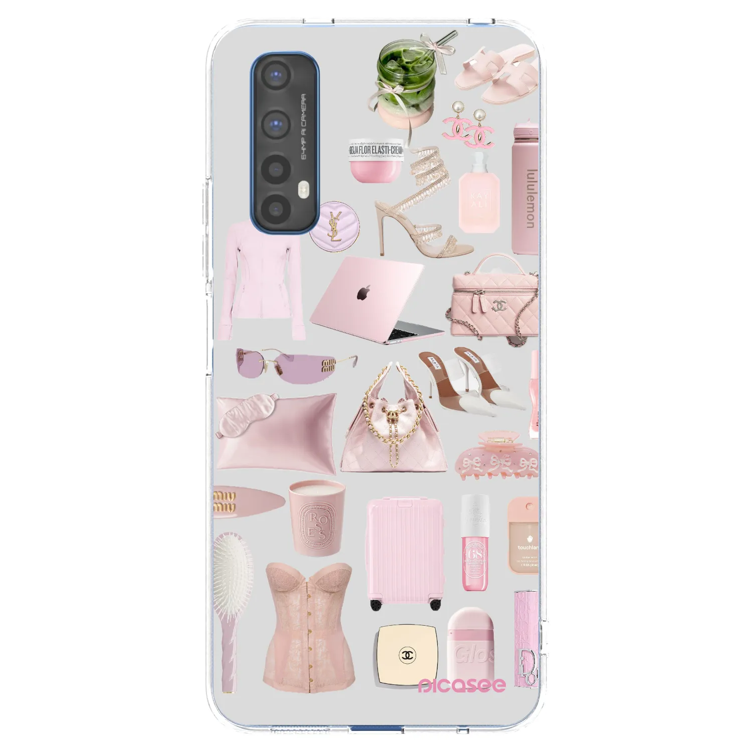 Picasee silikónový prehľadný obal pre Realme 7 - Glam Babe