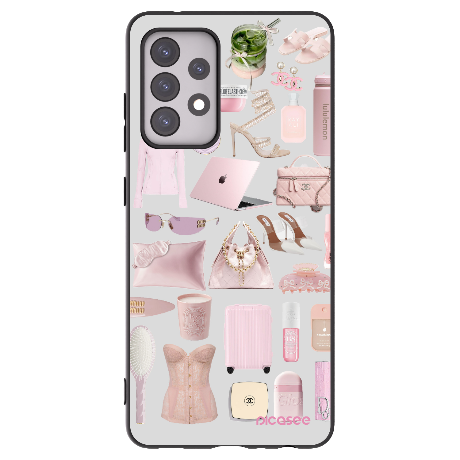 Picasee silikónový čierny obal pre Samsung Galaxy A52s 5G A528B - Glam Babe