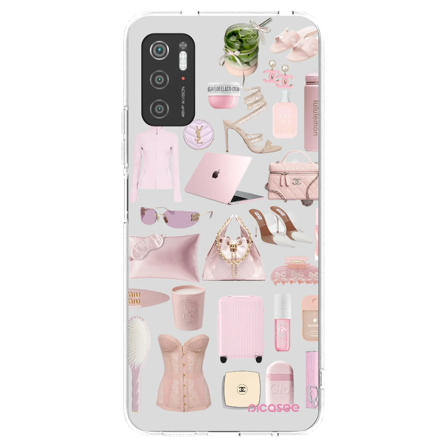 Silikónový prehľadný obal pre Xiaomi Poco M3 Pro 5G - Glam Babe