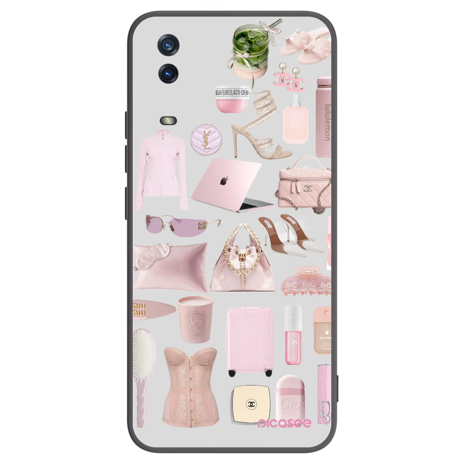 Picasee silikónový čierny obal pre Vivo Y11s - Glam Babe