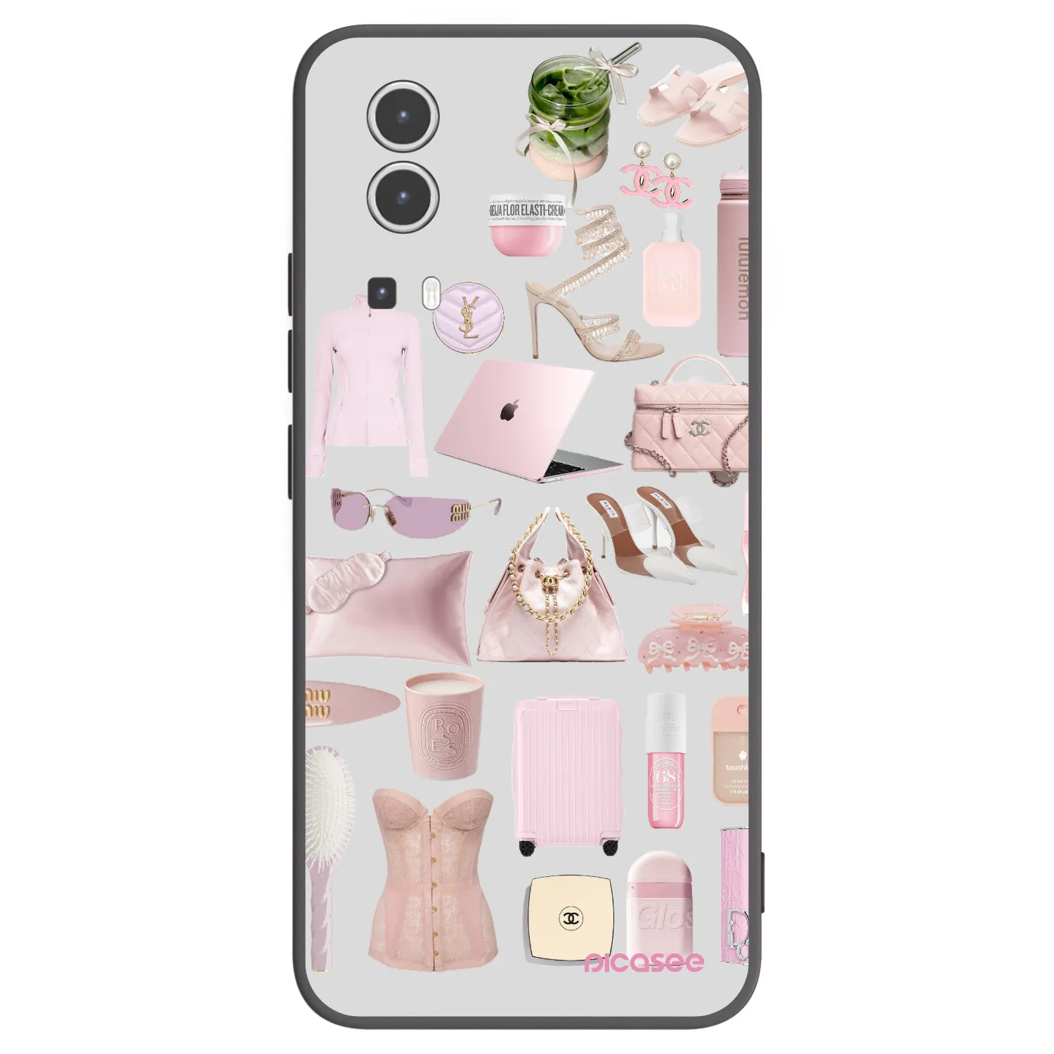 Picasee silikónový čierny obal pre Vivo Y72 5G - Glam Babe