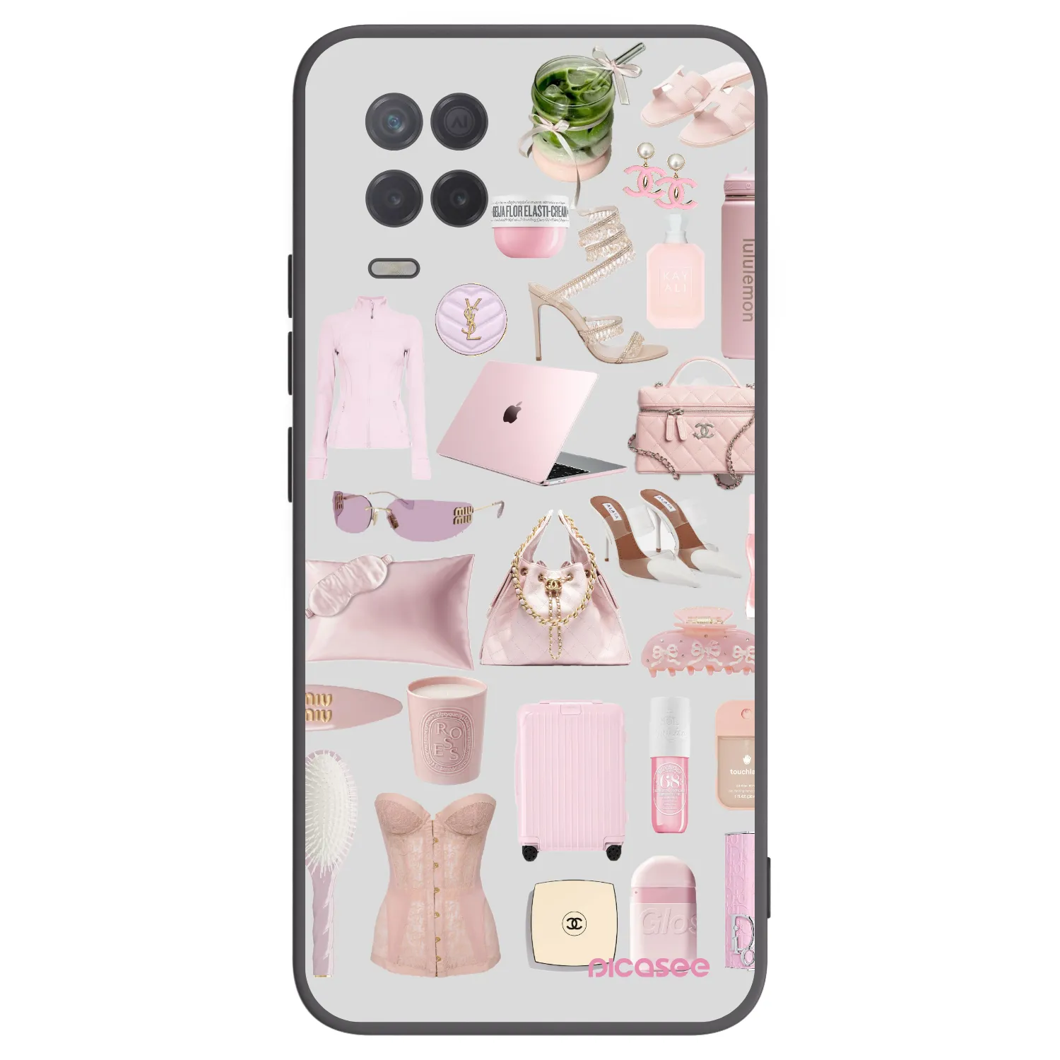 Picasee silikónový čierny obal pre Realme 8 5G - Glam Babe