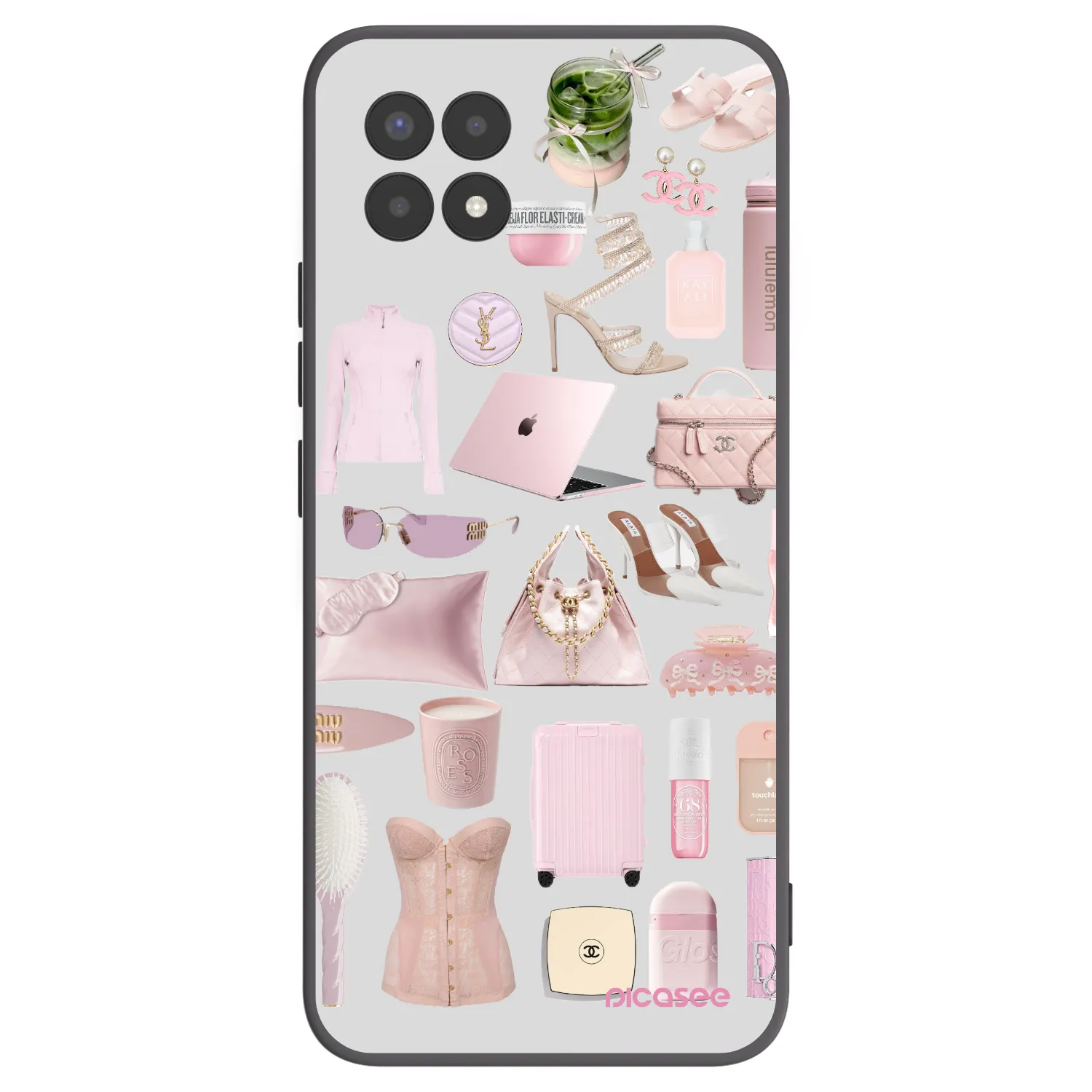 Picasee silikónový čierny obal pre Realme 8i - Glam Babe