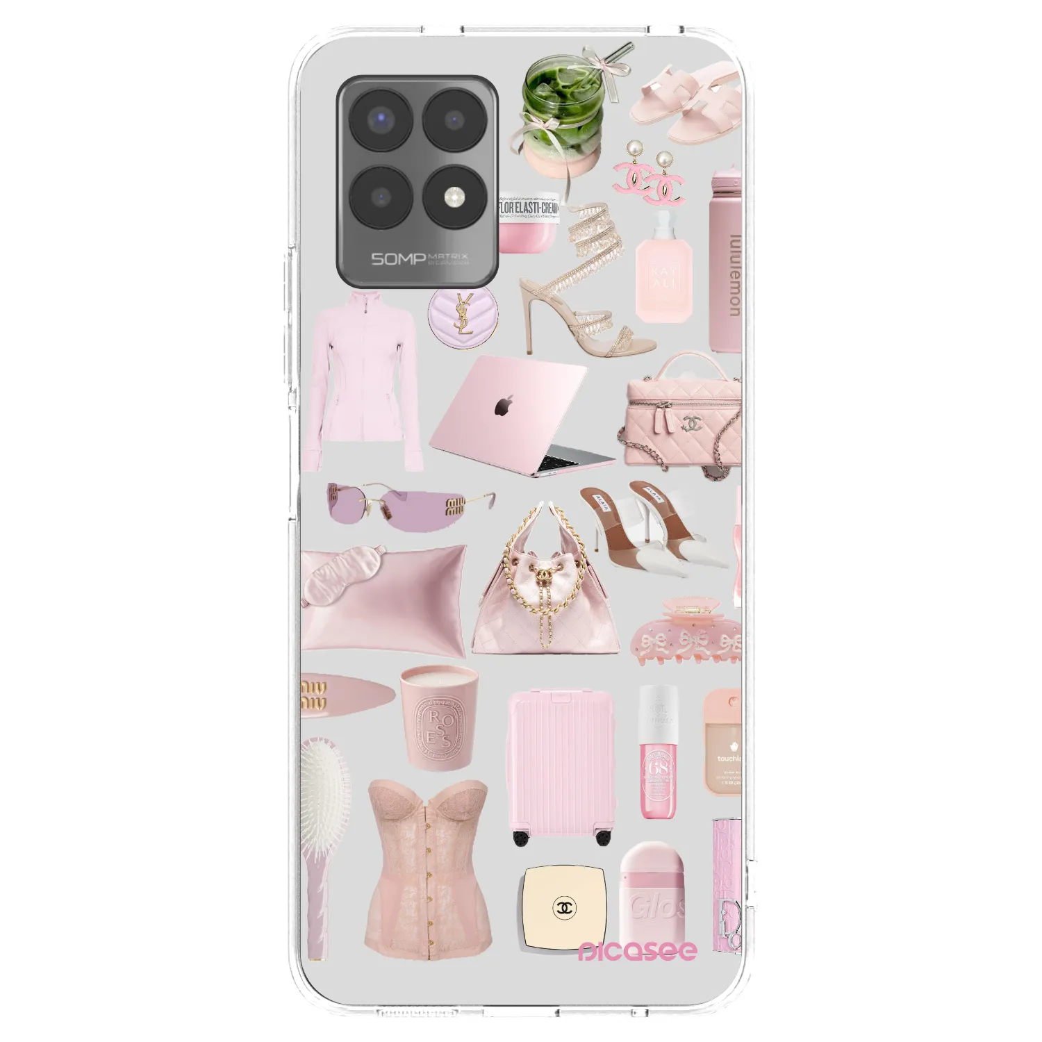 Picasee silikónový prehľadný obal pre Realme 8i - Glam Babe