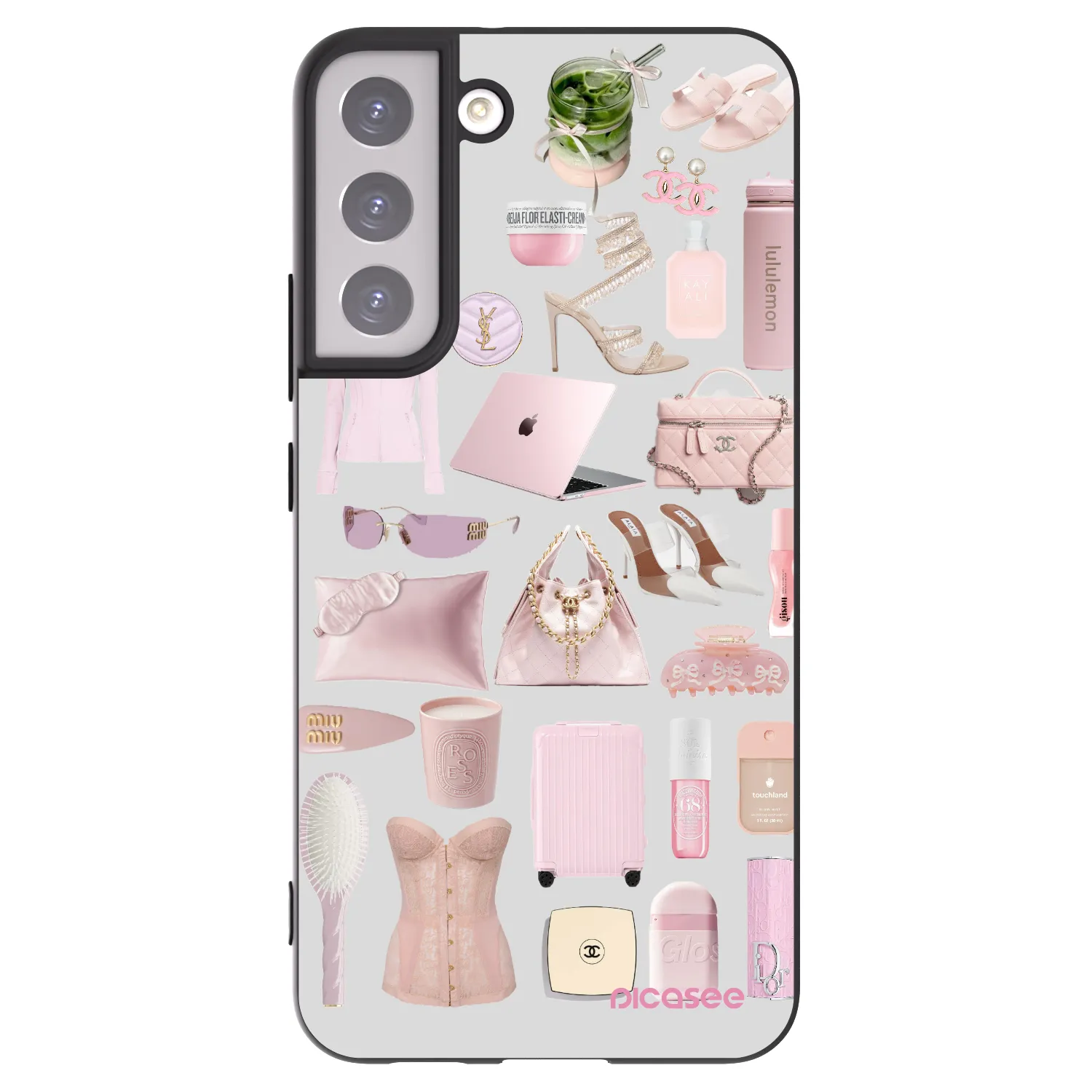 Picasee silikónový čierny obal pre Samsung Galaxy S22+ 5G - Glam Babe