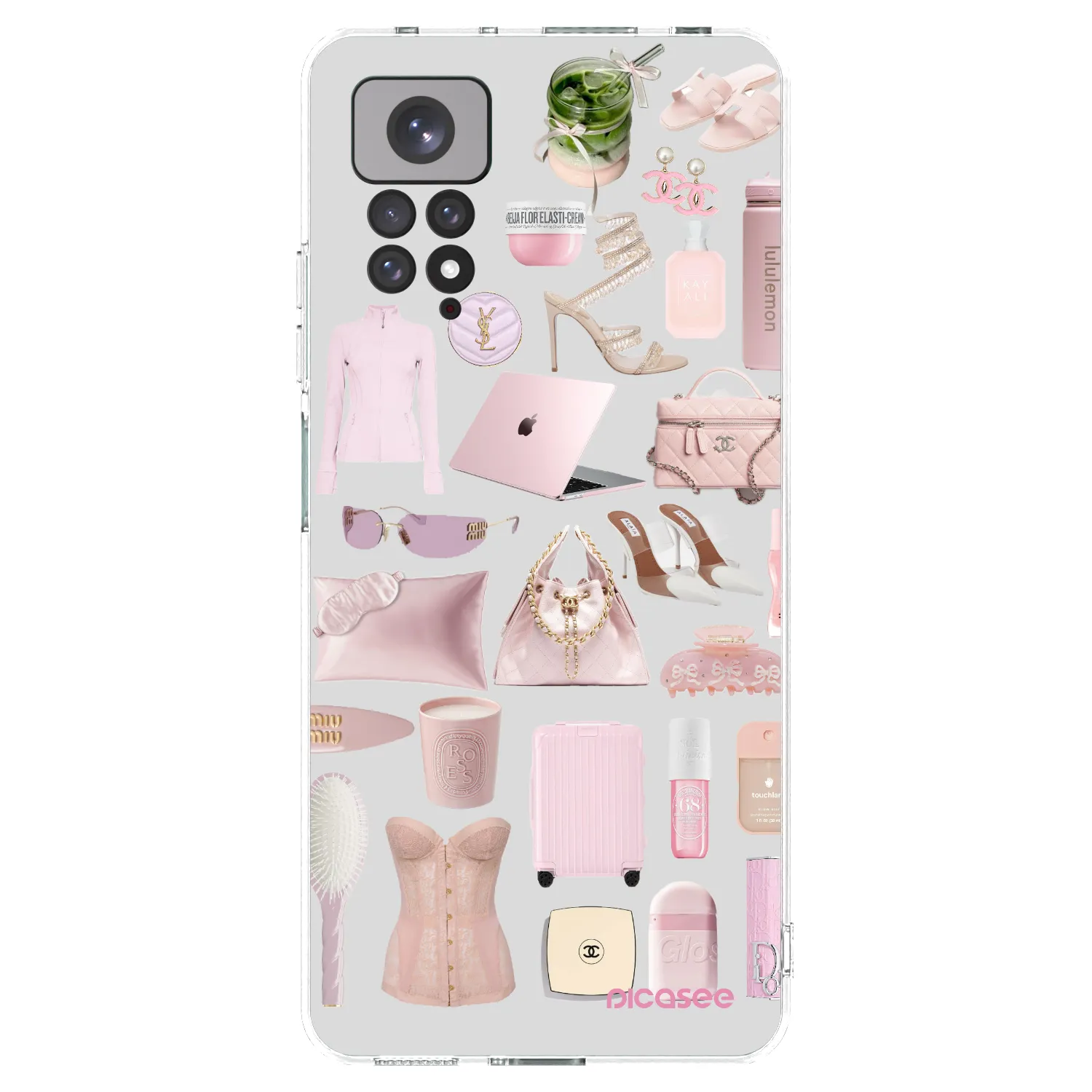 Picasee silikónový prehľadný obal pre Xiaomi Redmi Note 11S 4G - Glam Babe