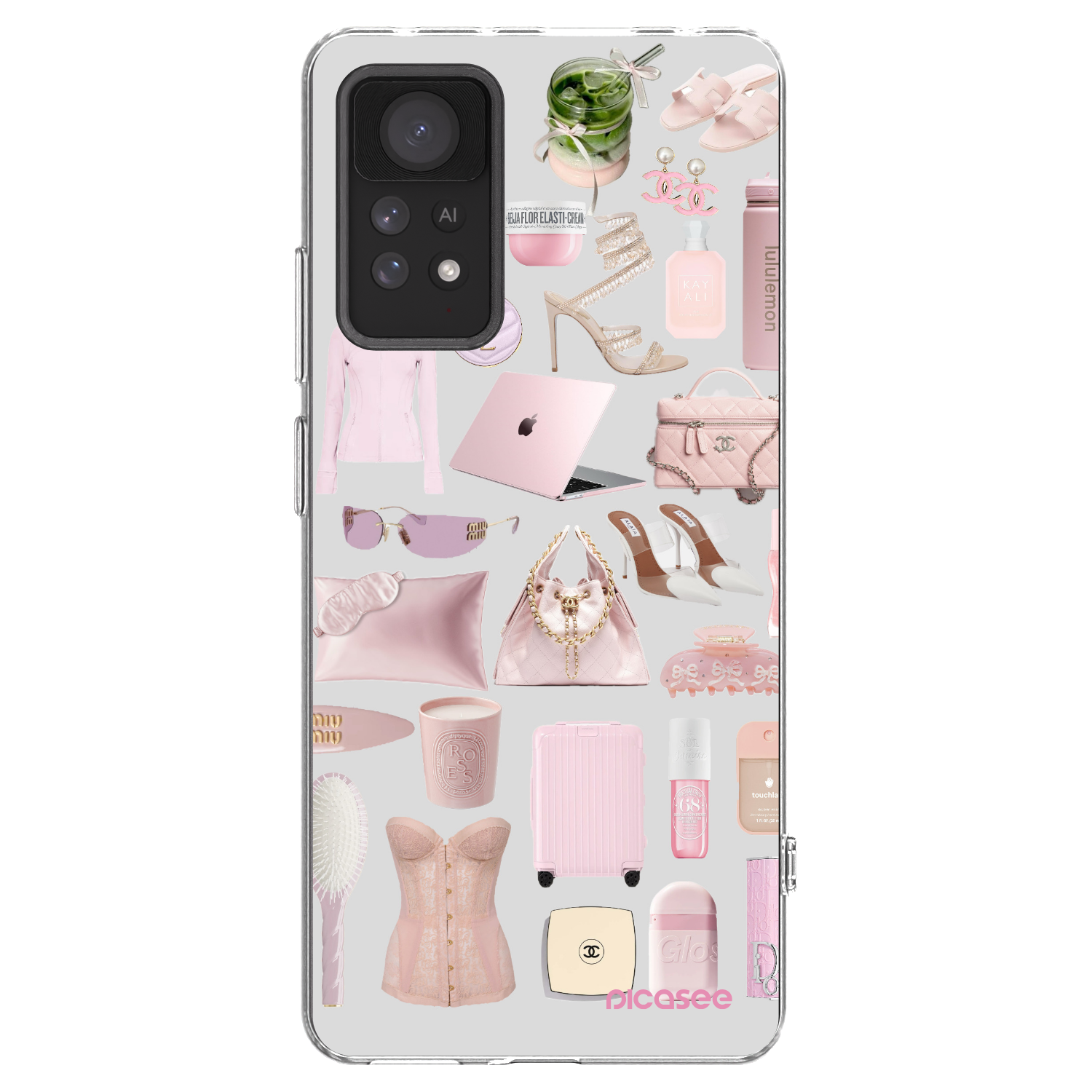 Picasee silikónový prehľadný obal pre Xiaomi Redmi Note 11 Pro 5G - Glam Babe