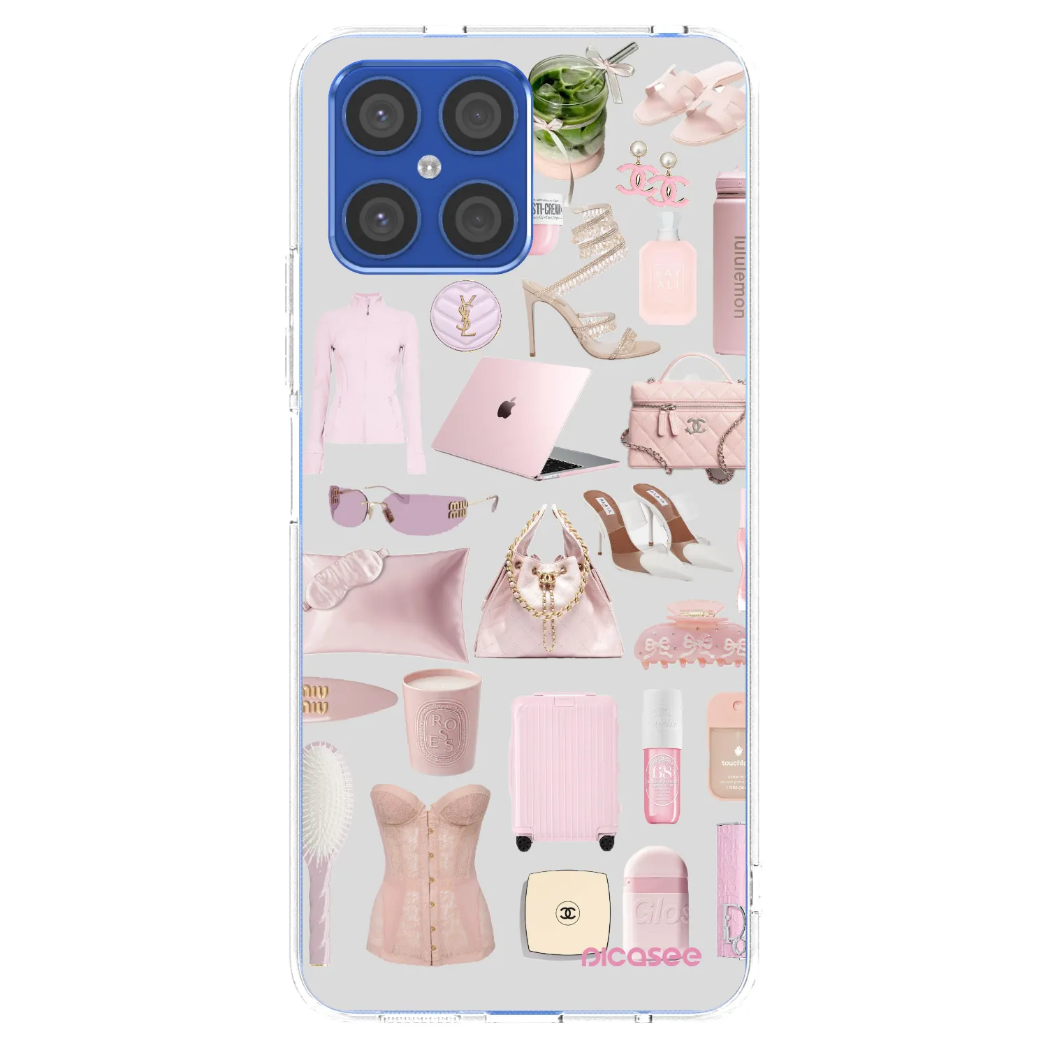 Picasee silikónový prehľadný obal pre Honor X8 4G - Glam Babe
