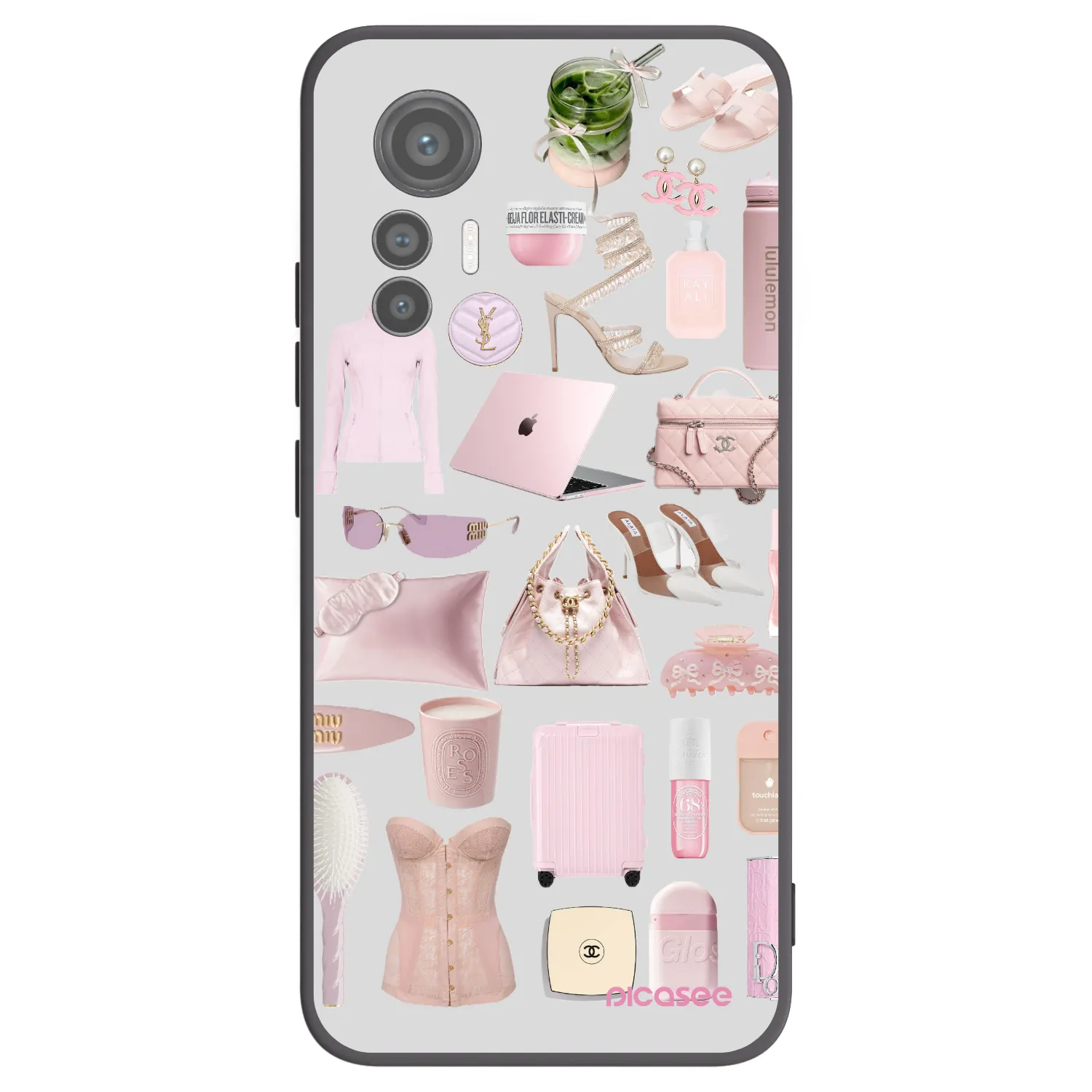 Picasee silikónový čierny obal pre Xiaomi 12 Lite - Glam Babe