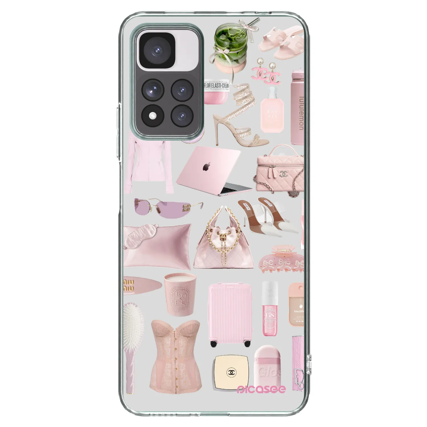 Picasee silikónový prehľadný obal pre Xiaomi Redmi Note 11 Pro+ 5G - Glam Babe