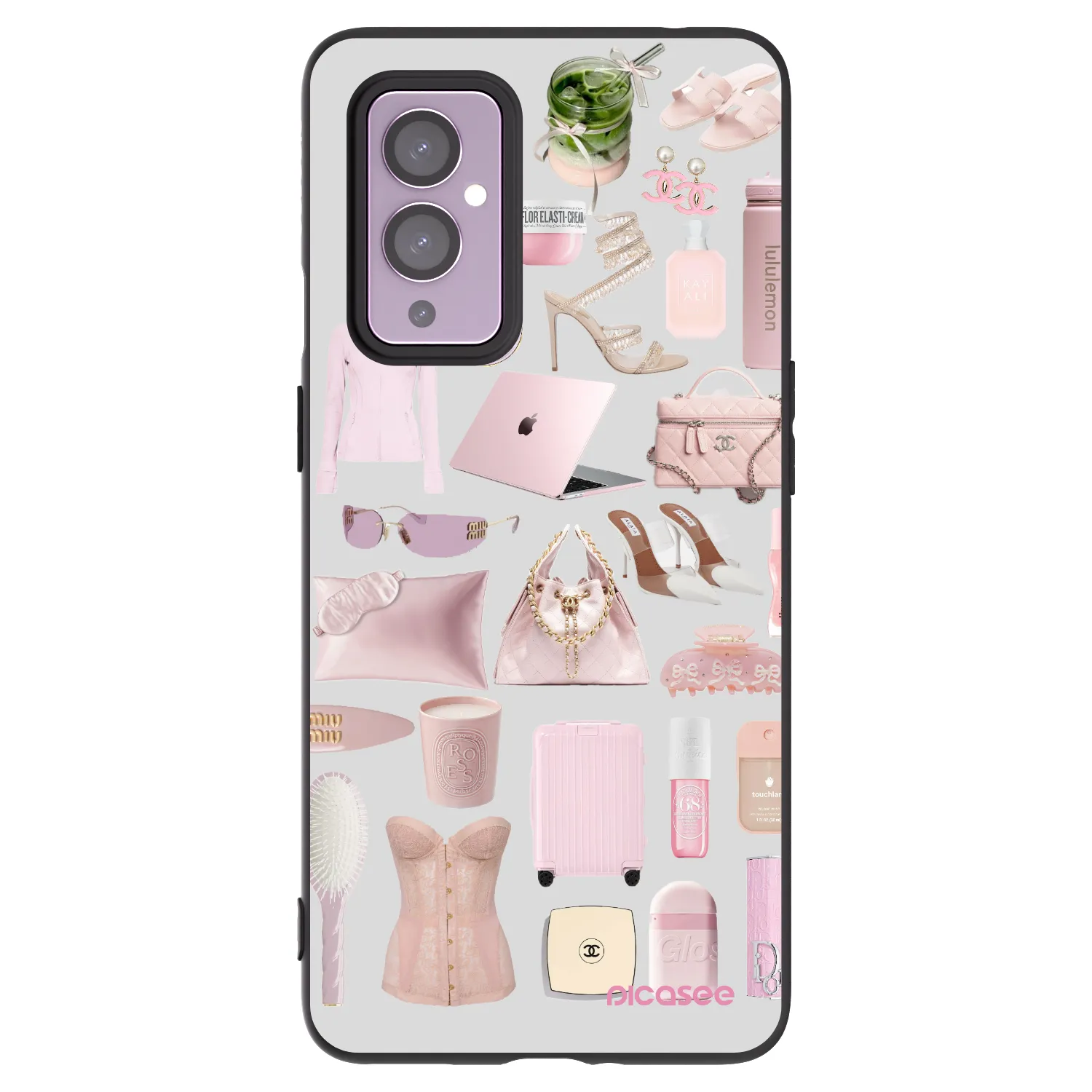 Picasee silikónový čierny obal pre OnePlus 9 - Glam Babe