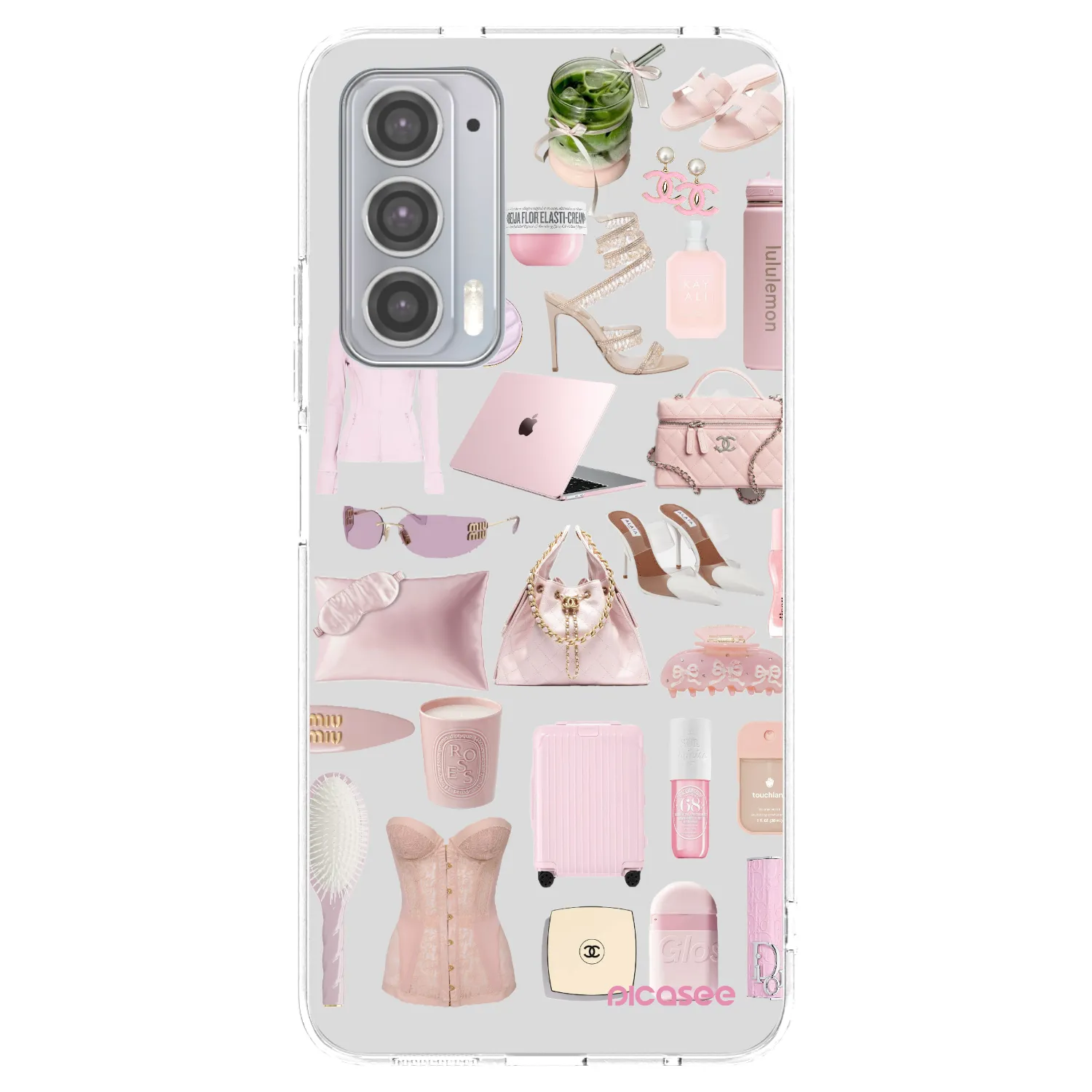 Picasee silikónový prehľadný obal pre Motorola Edge 20 - Glam Babe