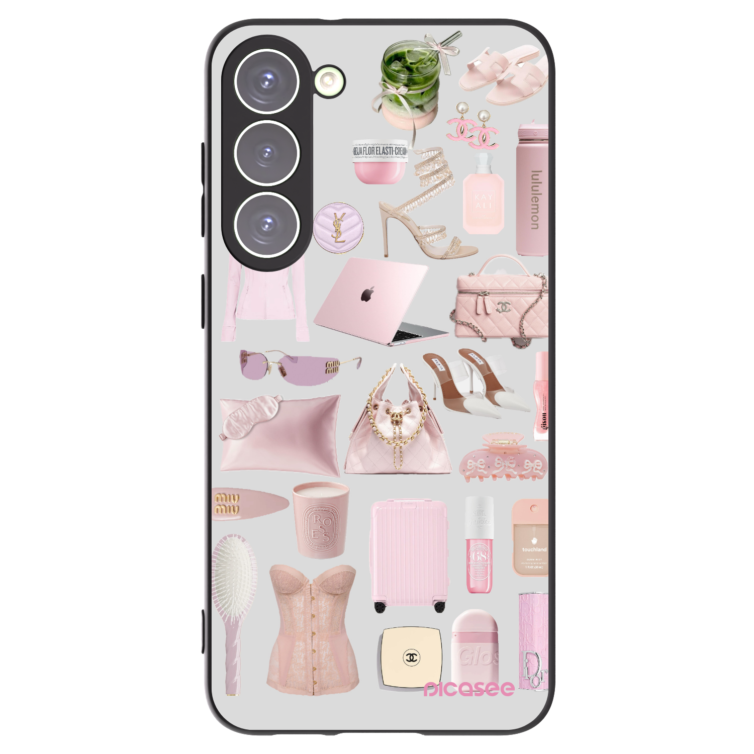 Picasee silikónový čierny obal pre Samsung Galaxy S23+ 5G - Glam Babe
